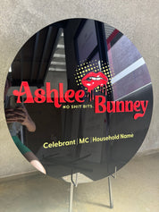 Business Signage with 3D text