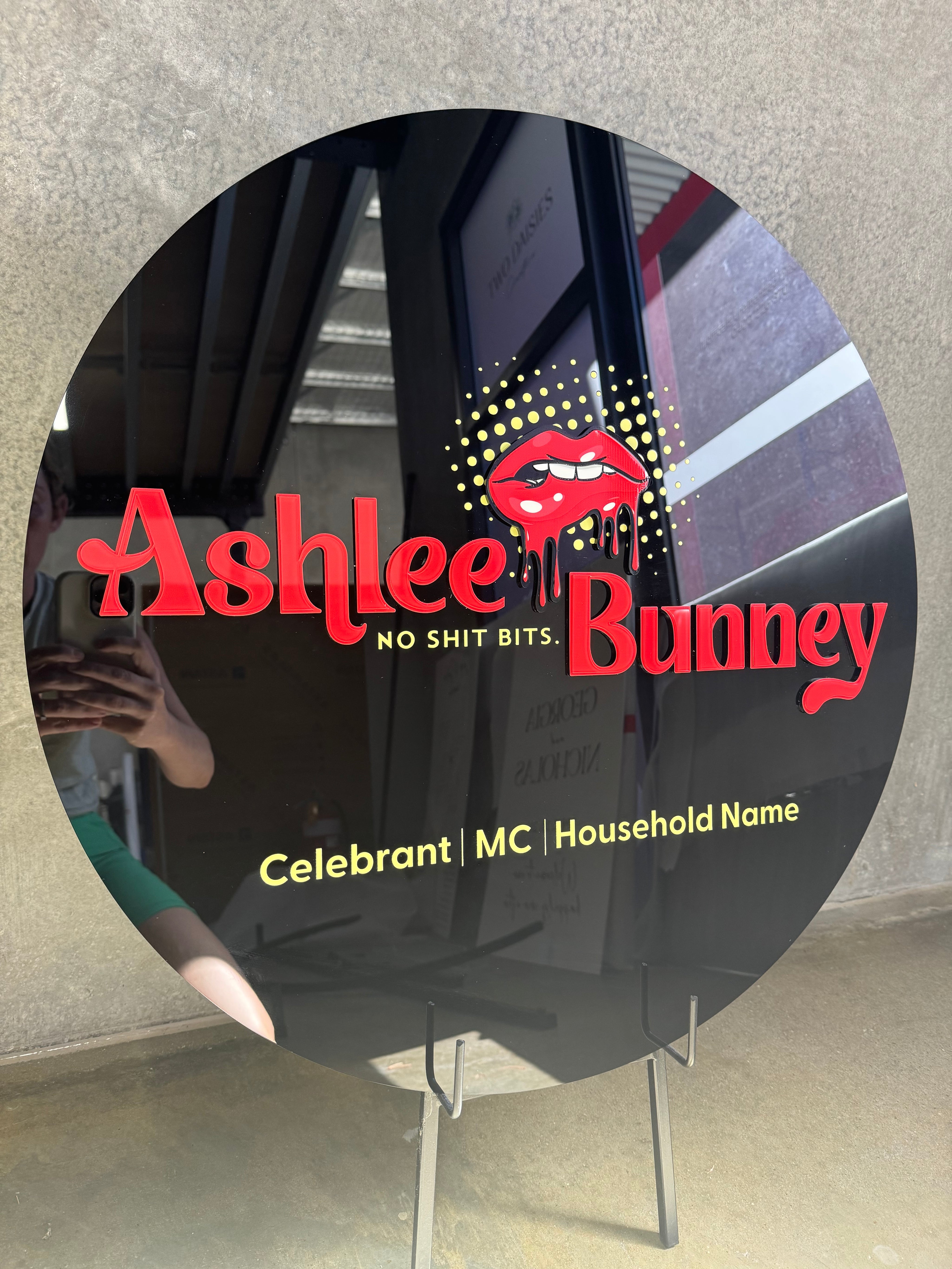 Business Signage with 3D text