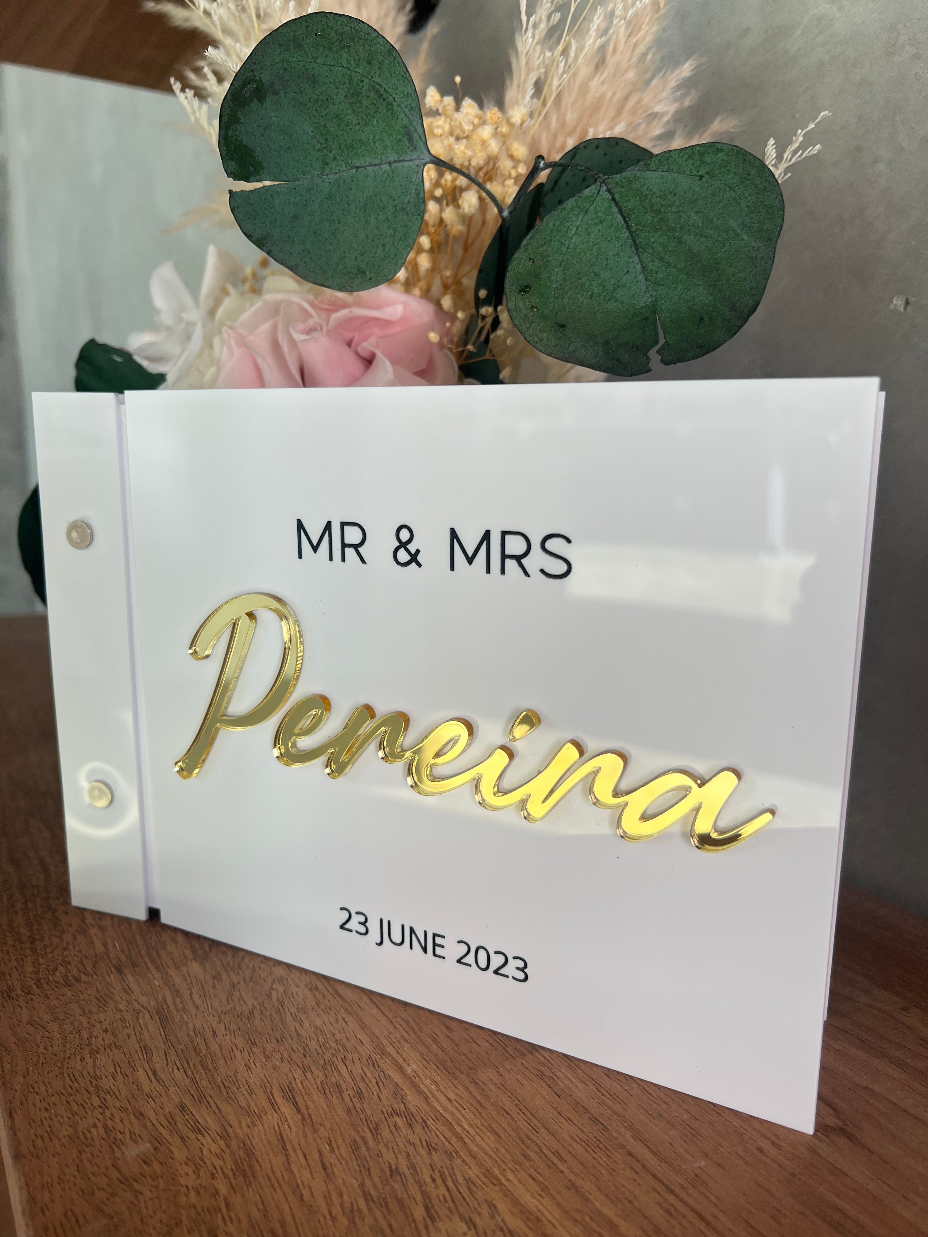 Acrylic Guest book