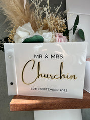 Acrylic Guest book