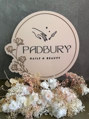 Business Signage with 3D text