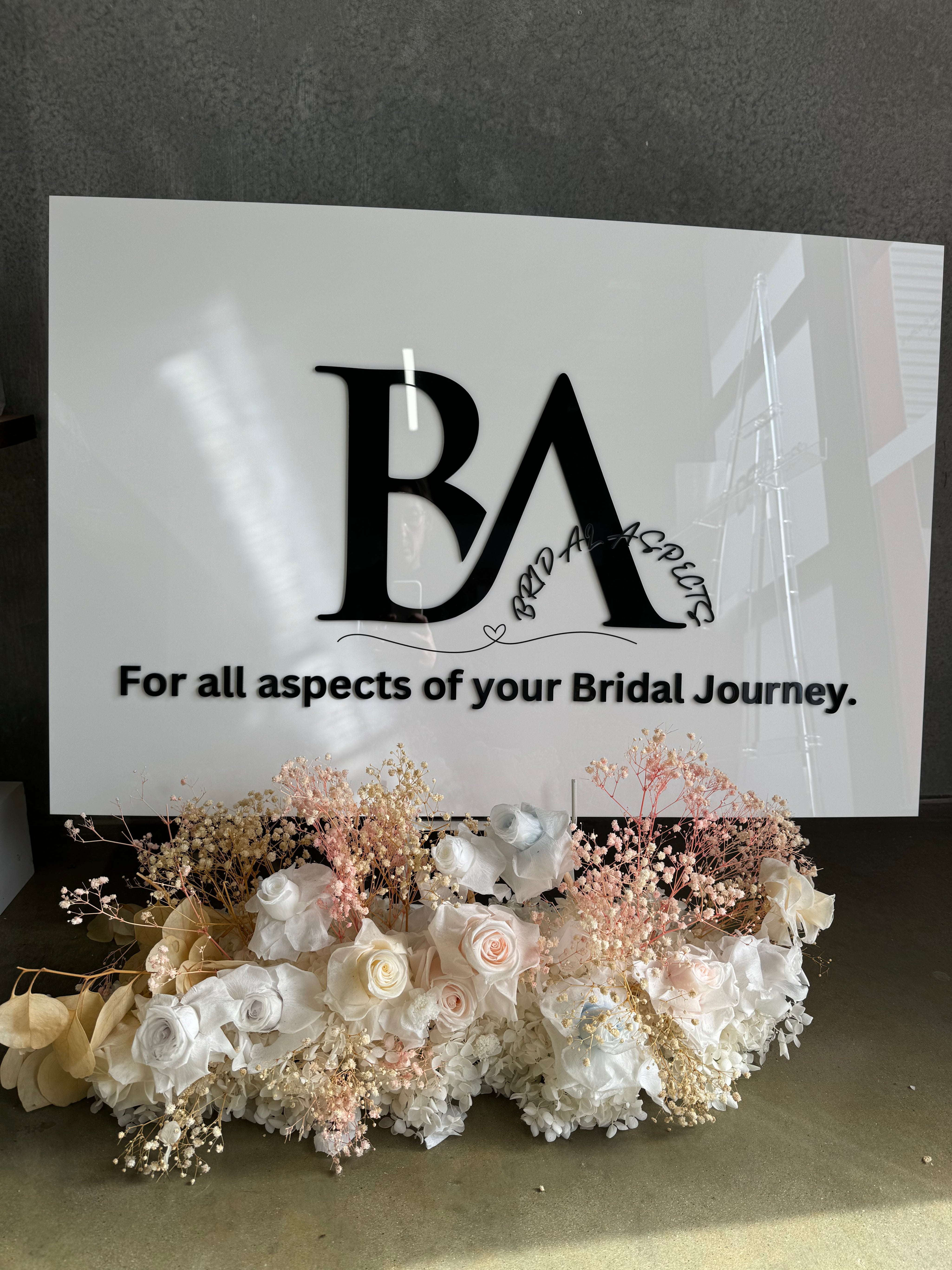 Business Signage with 3D text