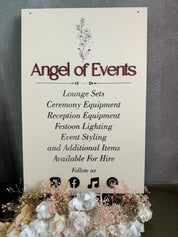 Business Signage with 3D text