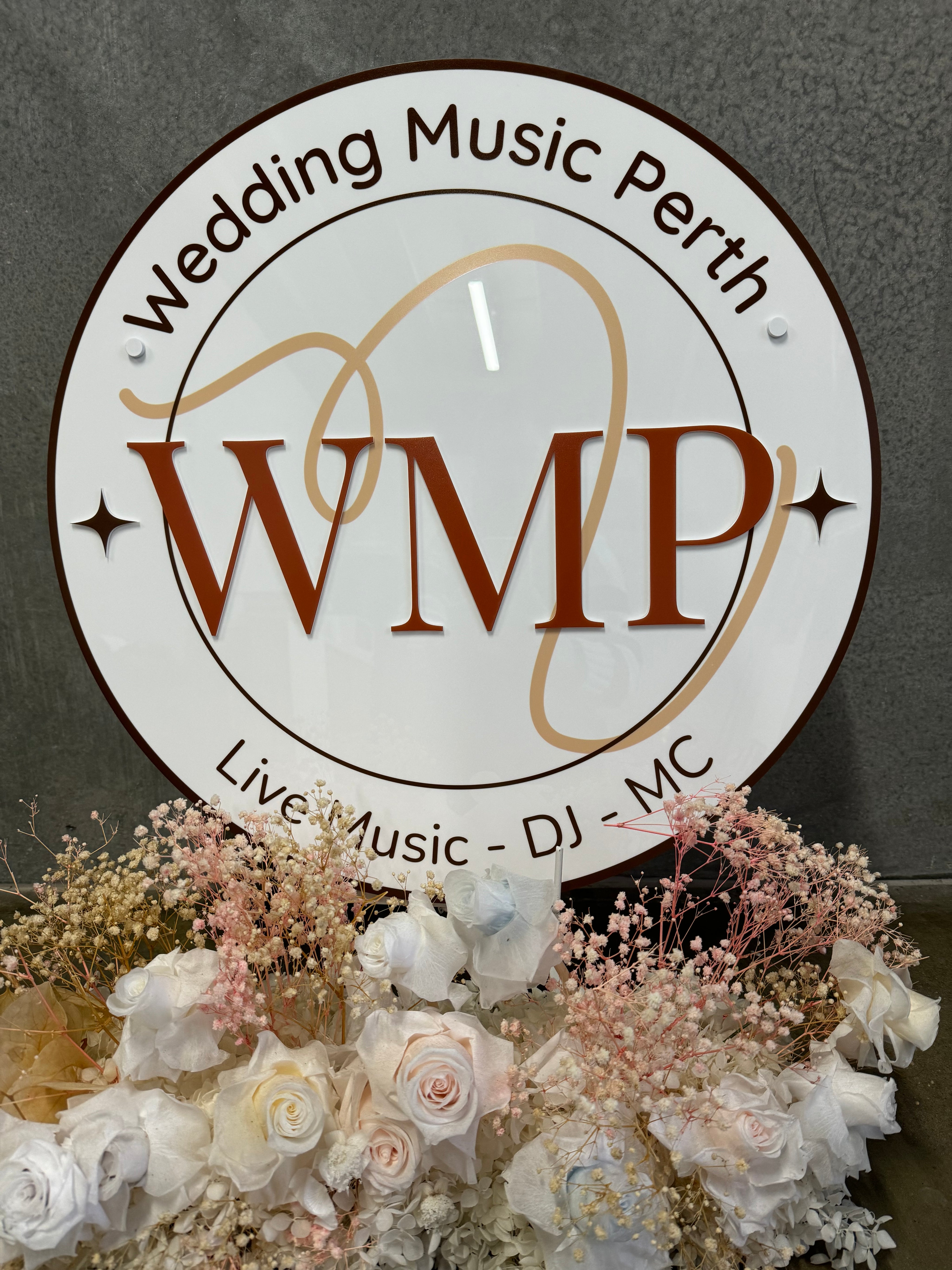 Business Signage with 3D text