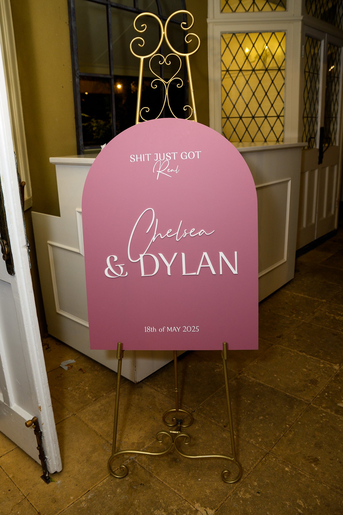 Arch Welcome Sign 3D Names