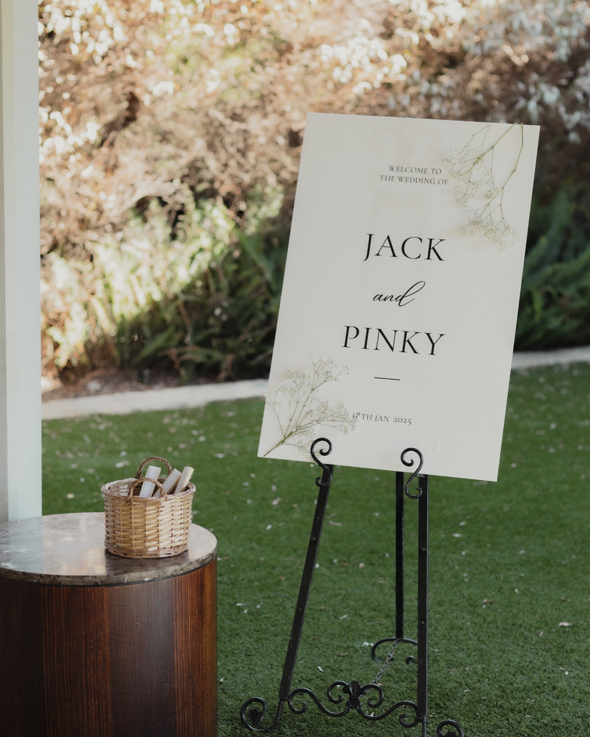 Rectangle Welcome Sign 2D