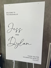 Rectangle Welcome Sign 2D