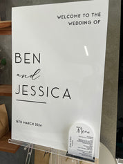 Rectangle Welcome Sign 2D