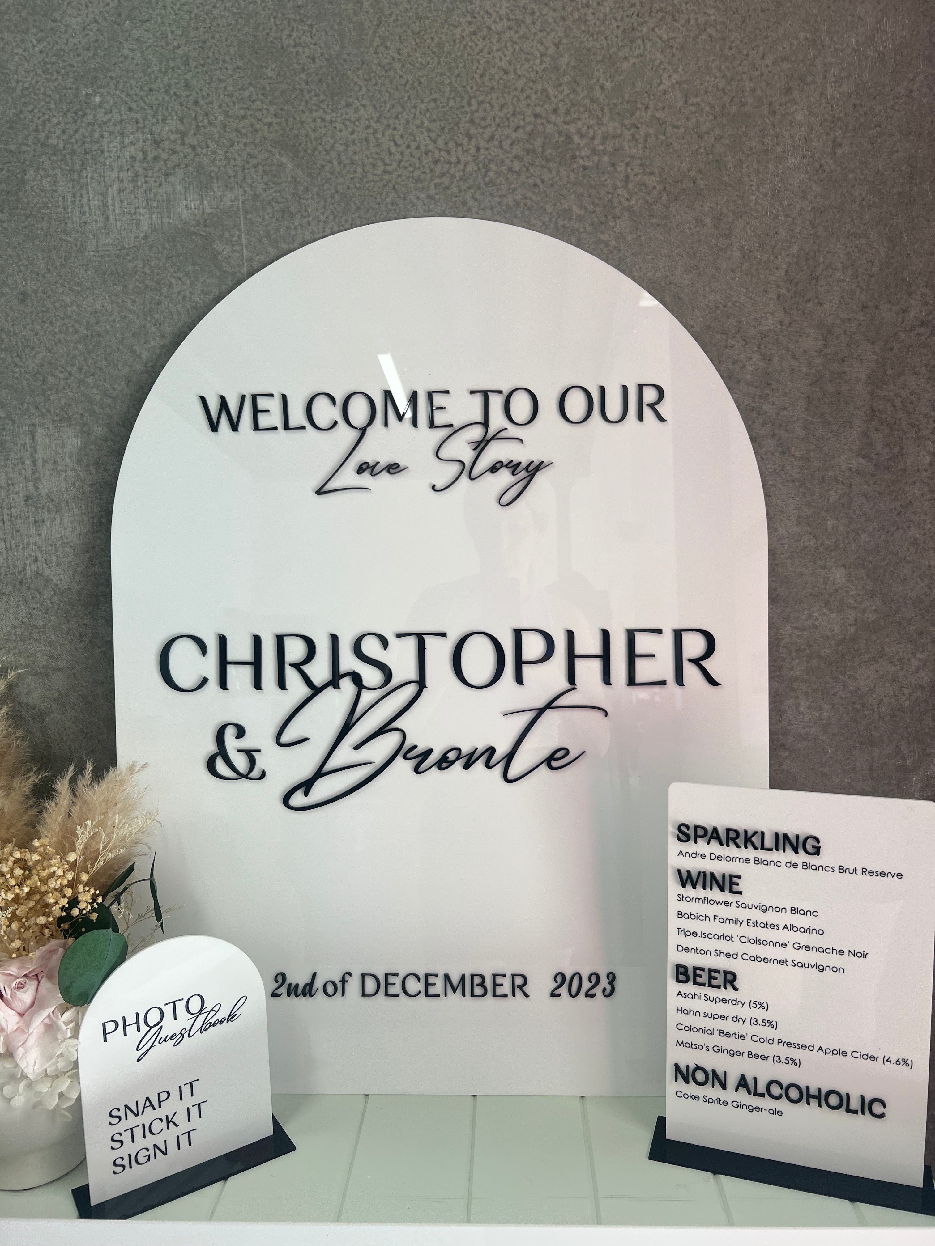 Luxury All 3D Welcome Signs