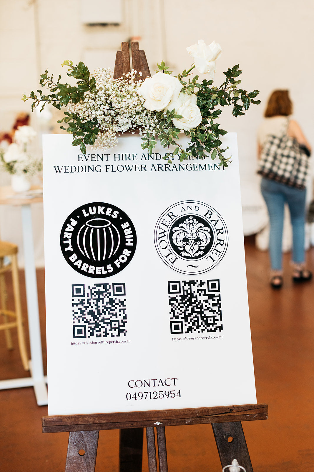 Business Signage with 3D text