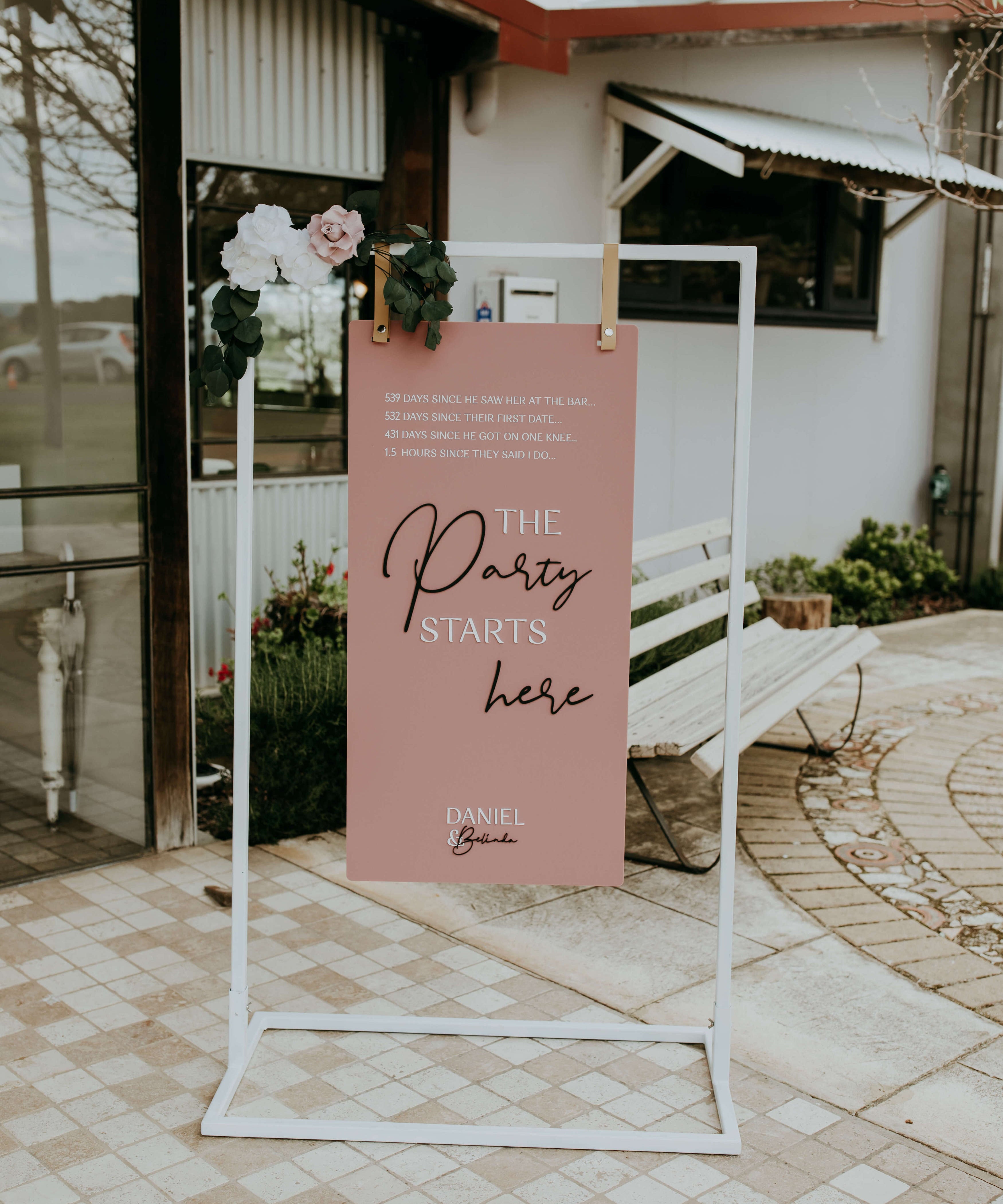 Custom Event Signage Perth - Two Daisies Creative