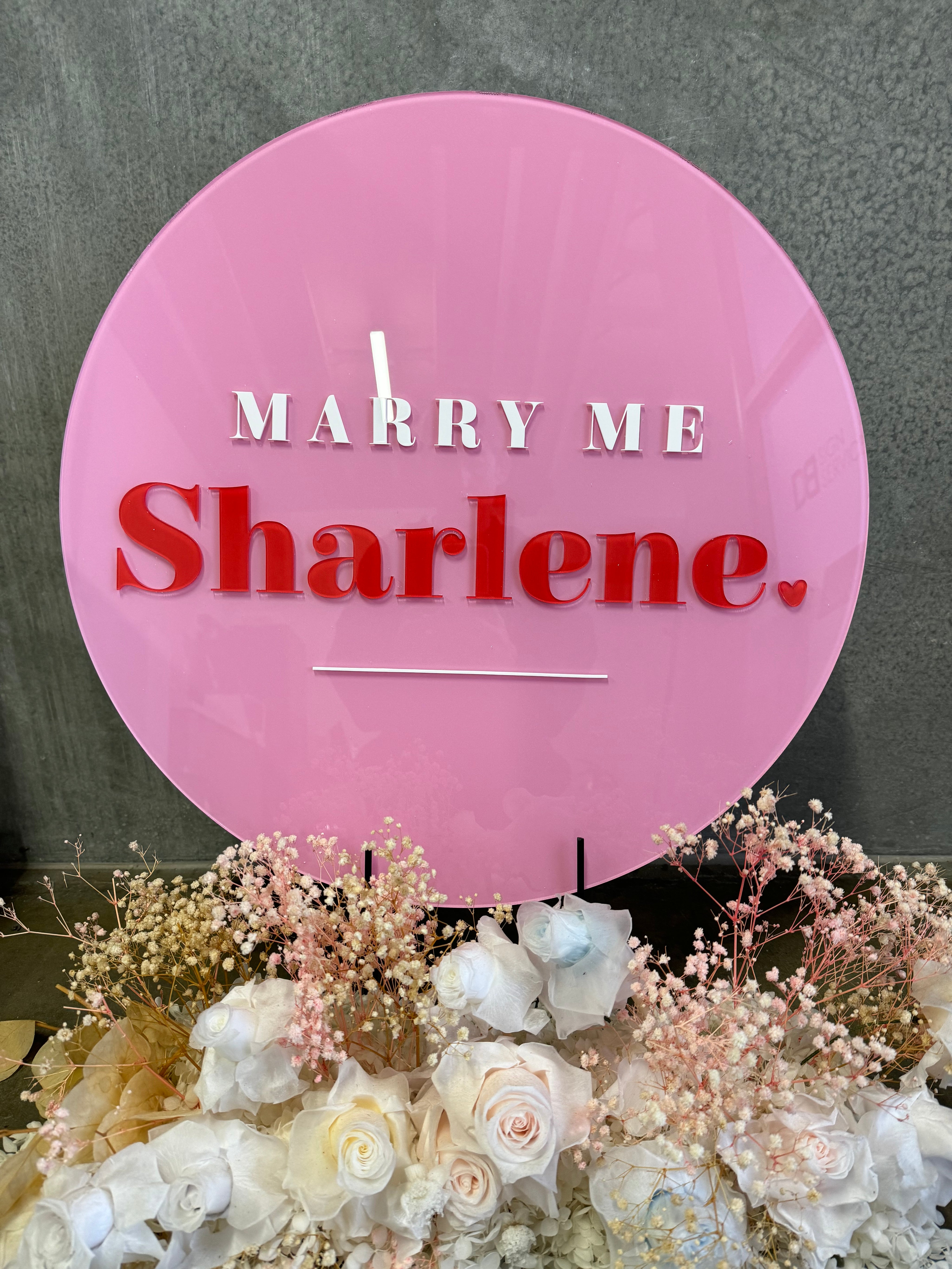 Business Signage with 3D text