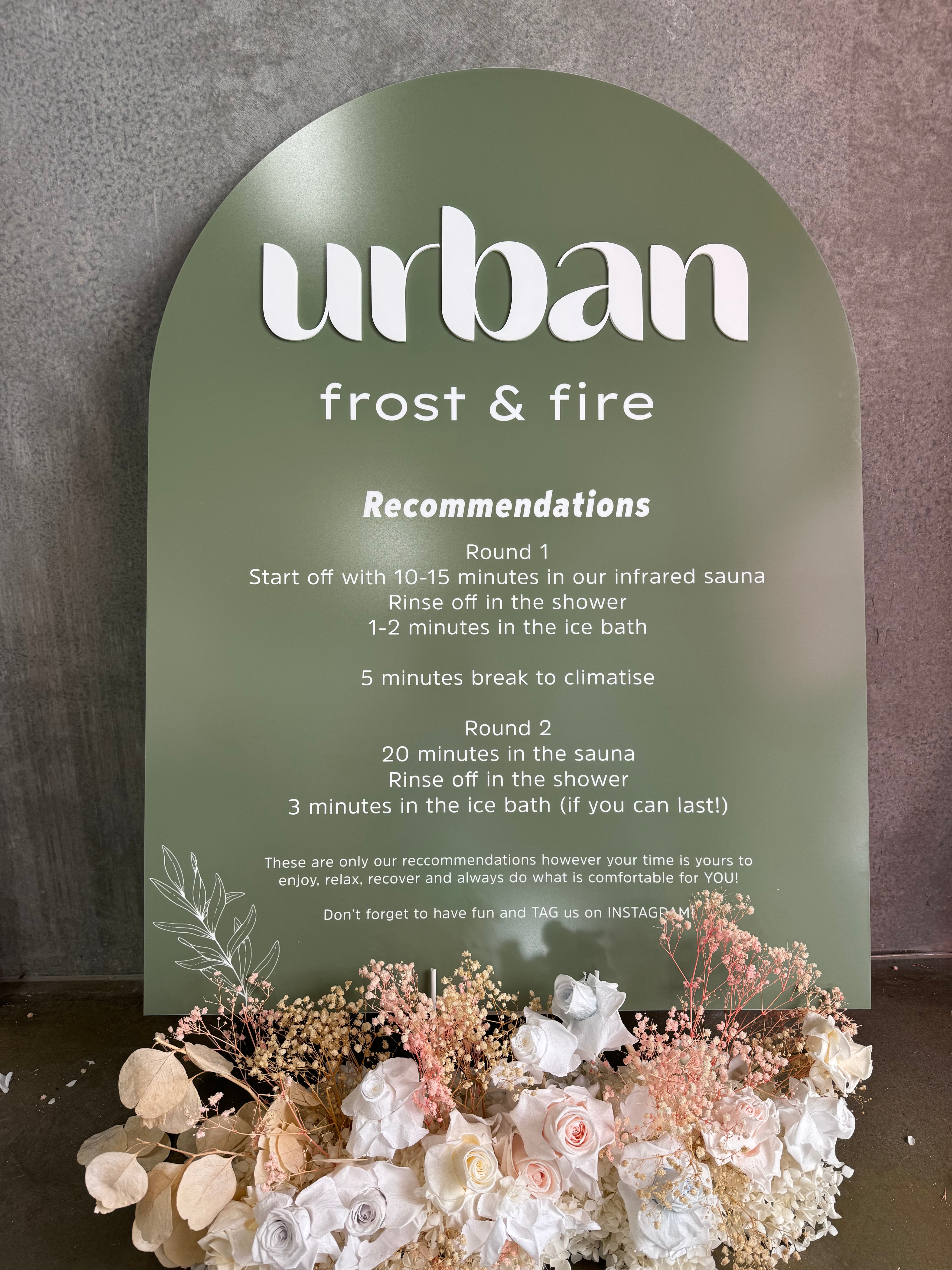 Business Signage with 3D text