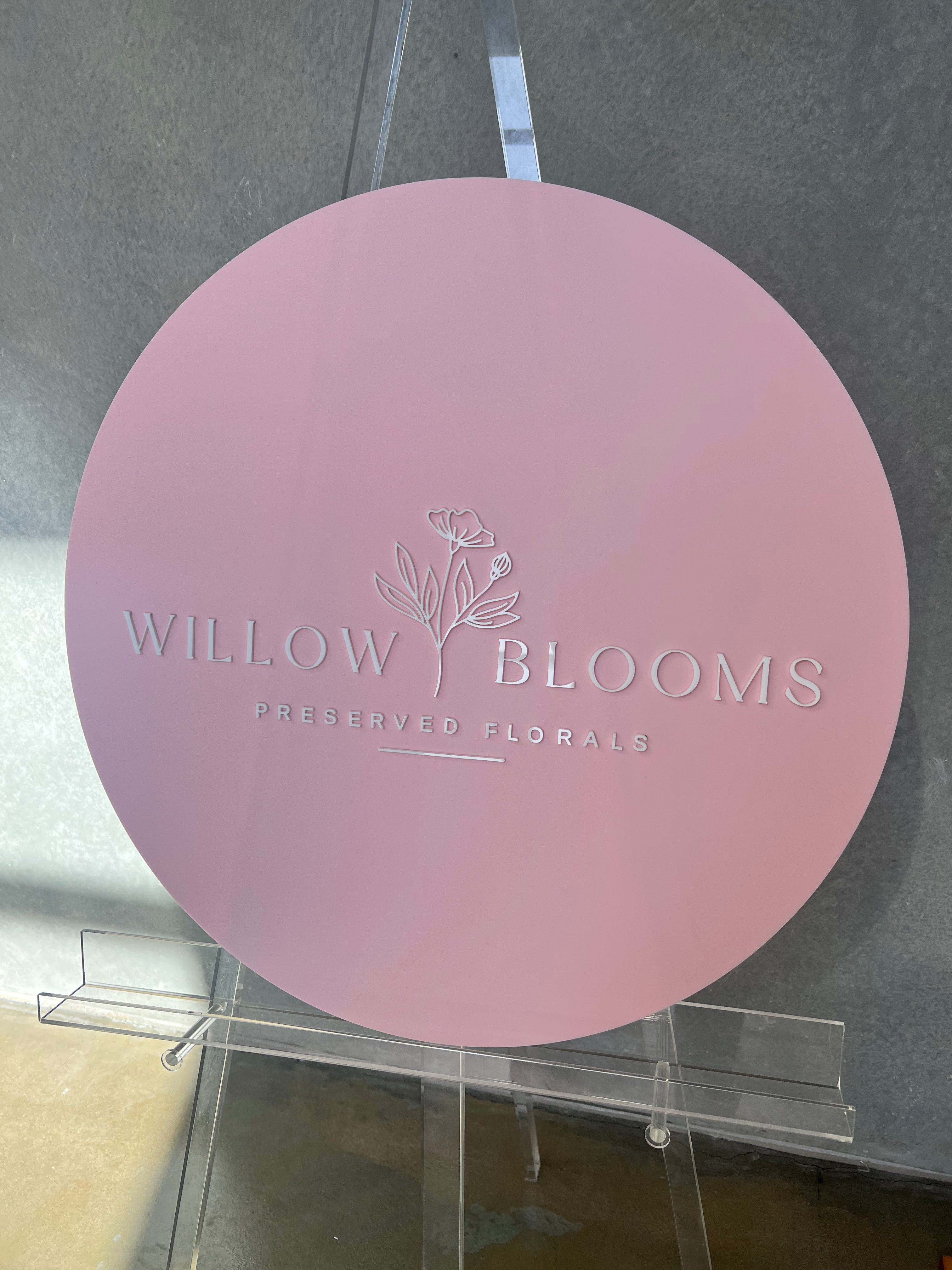 Business Signage with 3D text