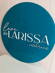 Business Signage with 3D text