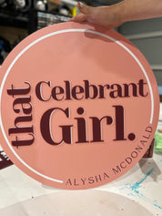 Business Signage with 3D text