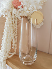 Round acrylic drink tag