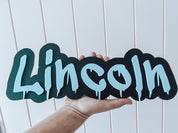 Acrylic 3D name plaque