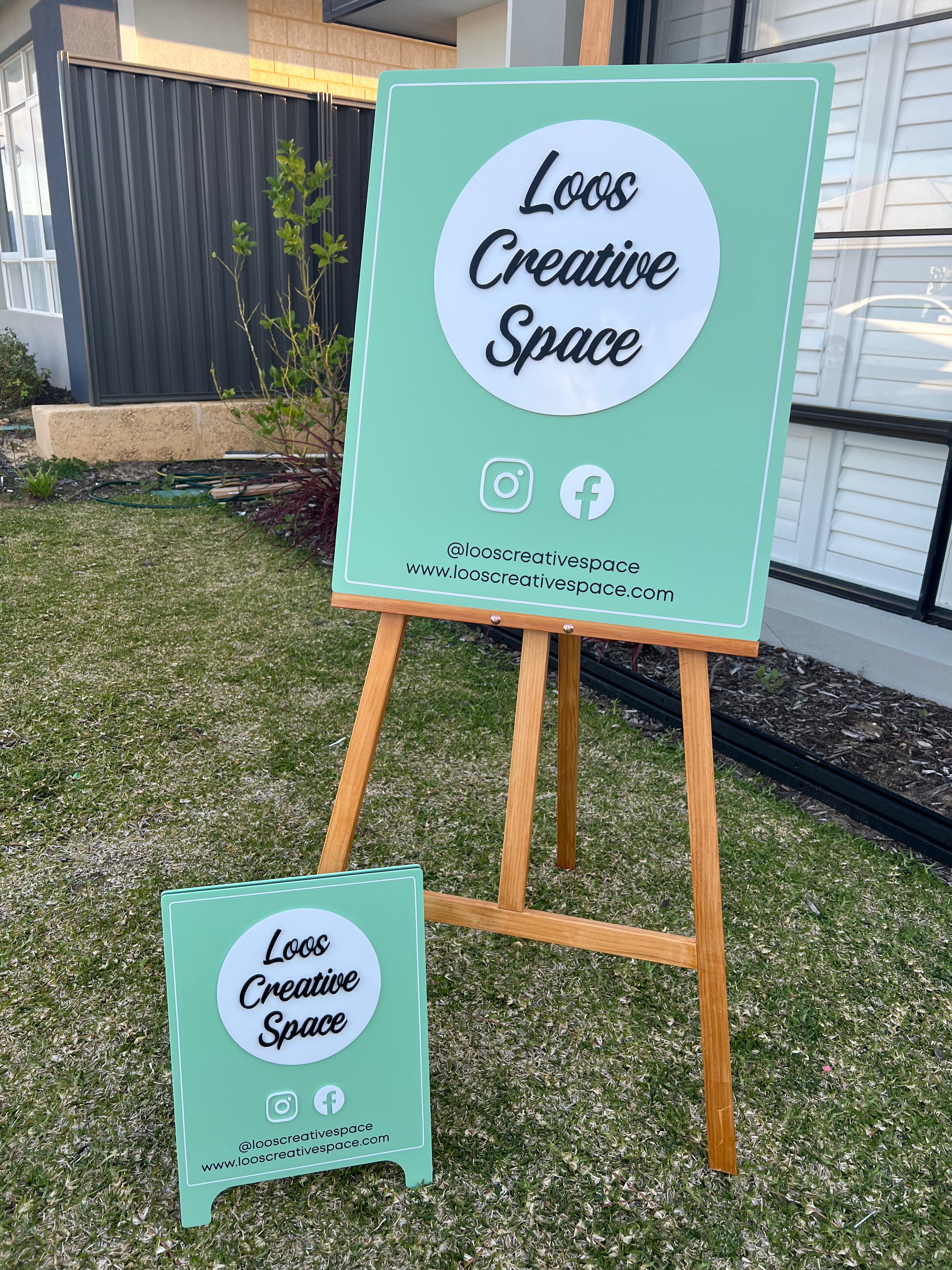 Customised A frame sign