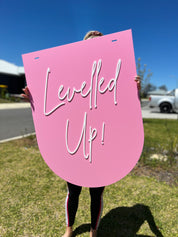 Business Signage with 3D text