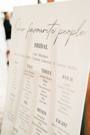 Arch Seating Chart 2D