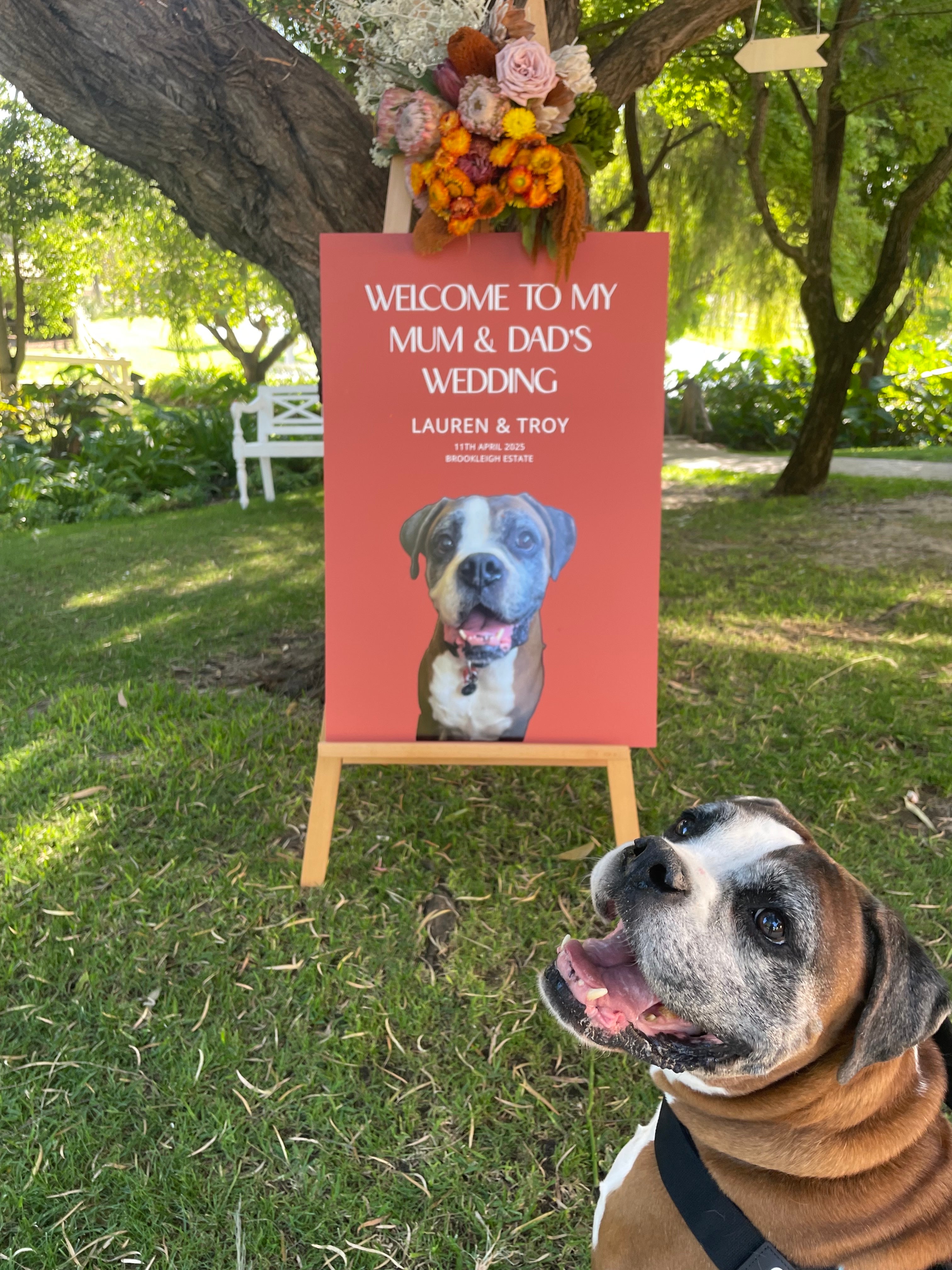Pet welcome sign
