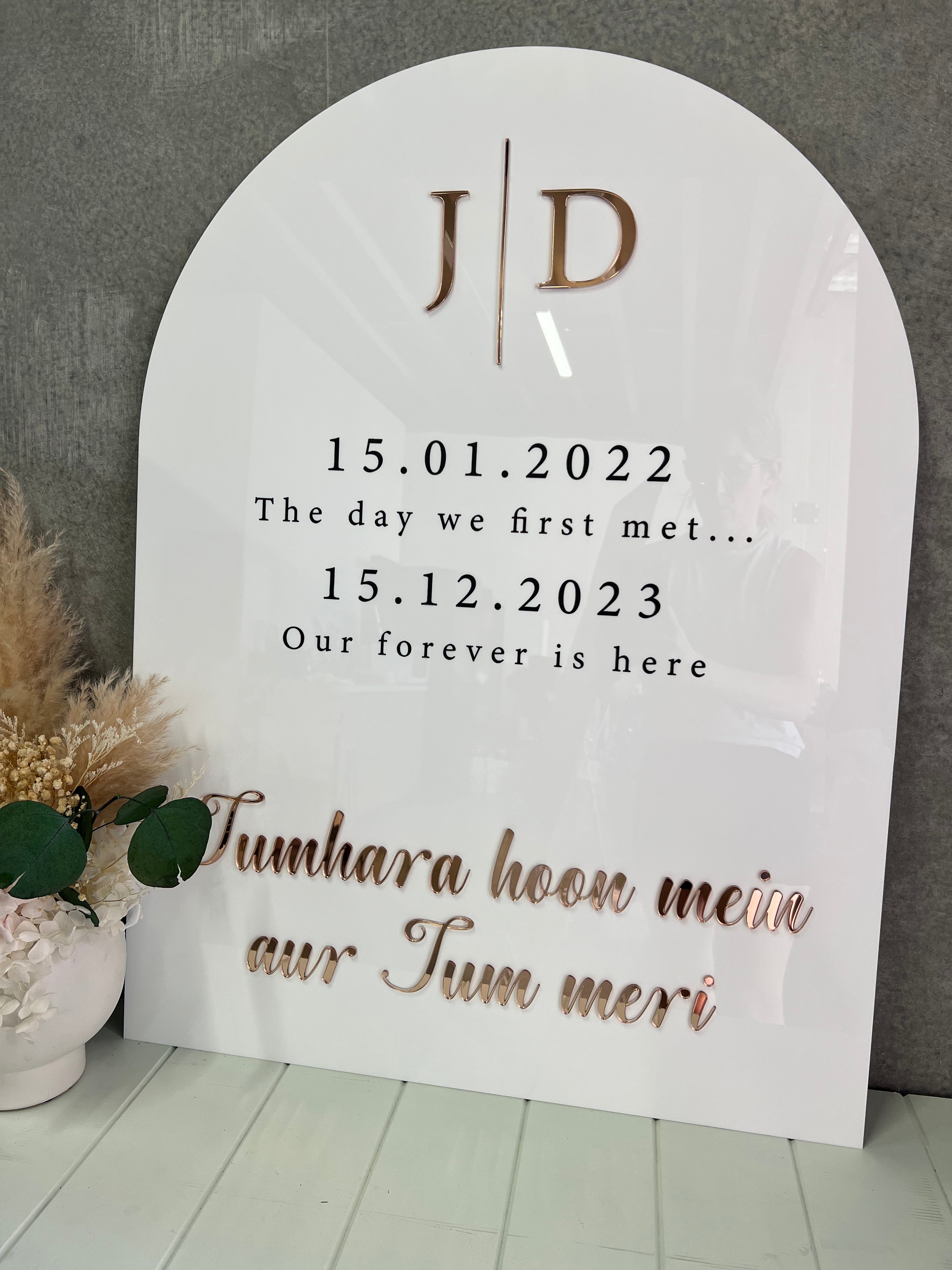 Daley Welcomesign Customised Welcome sign – Two Daisies Creative