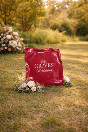 Melted Acrylic Welcome sign