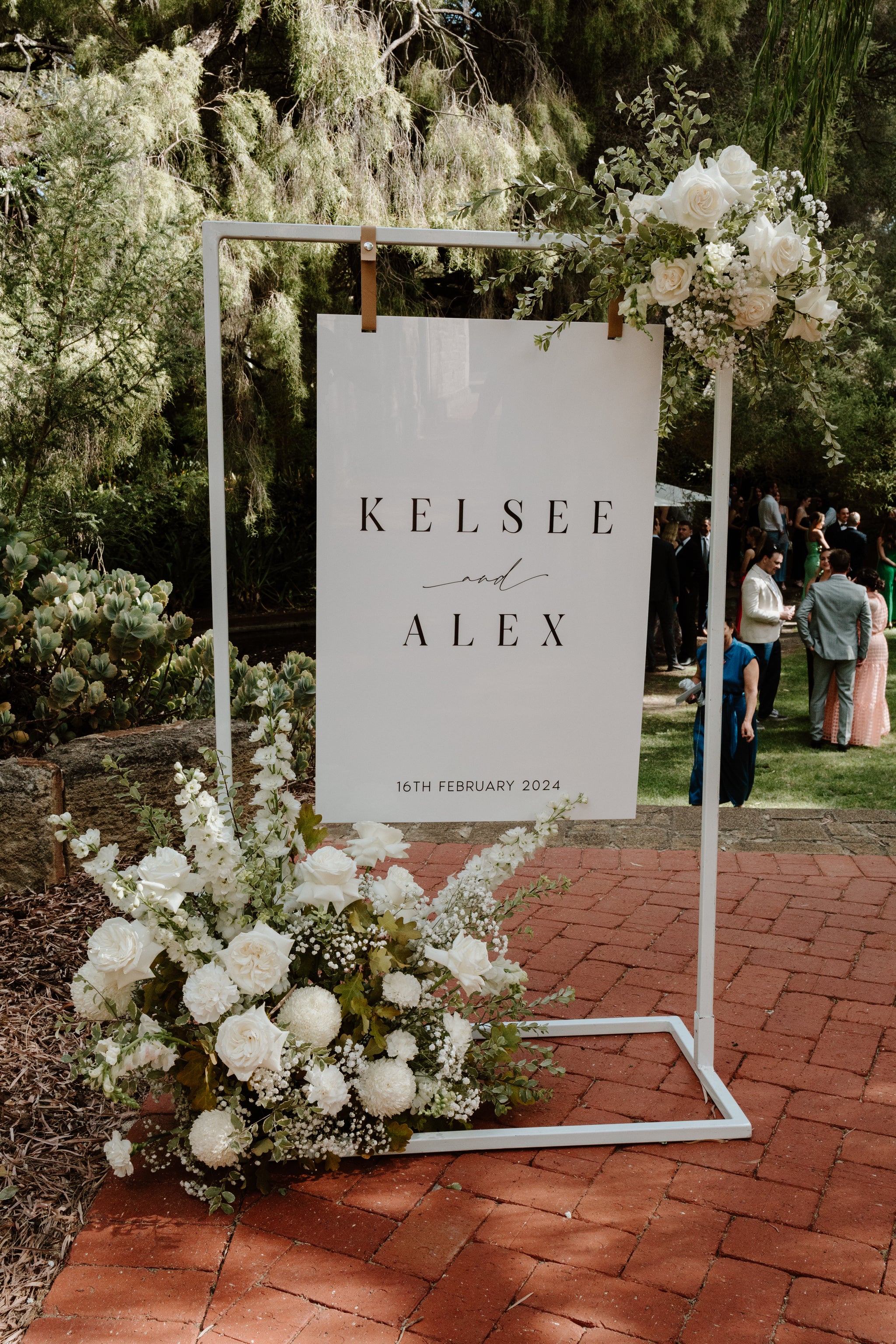 Welcome Signs Retangular Rectangle Welcome Sign 2D – Two Daisies Creative