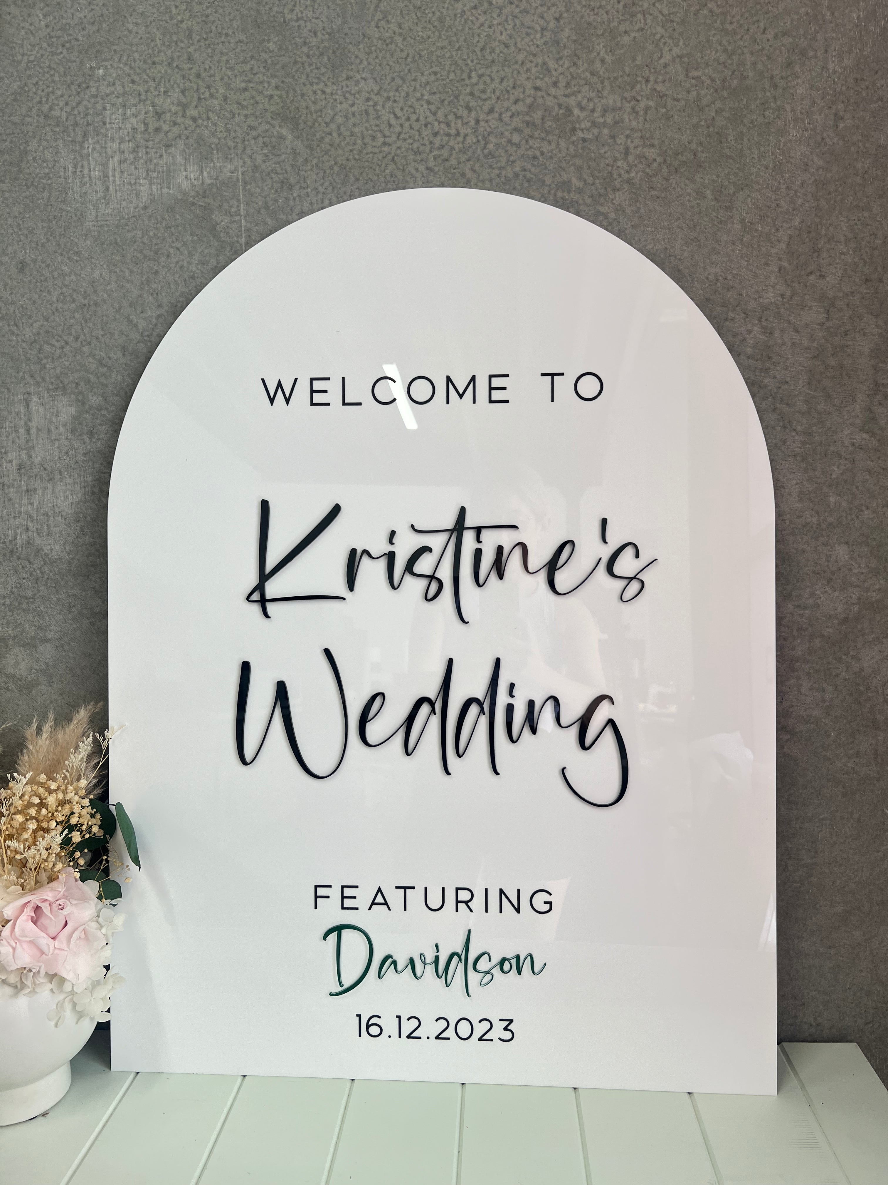 Welcome sign and seating plan bundle