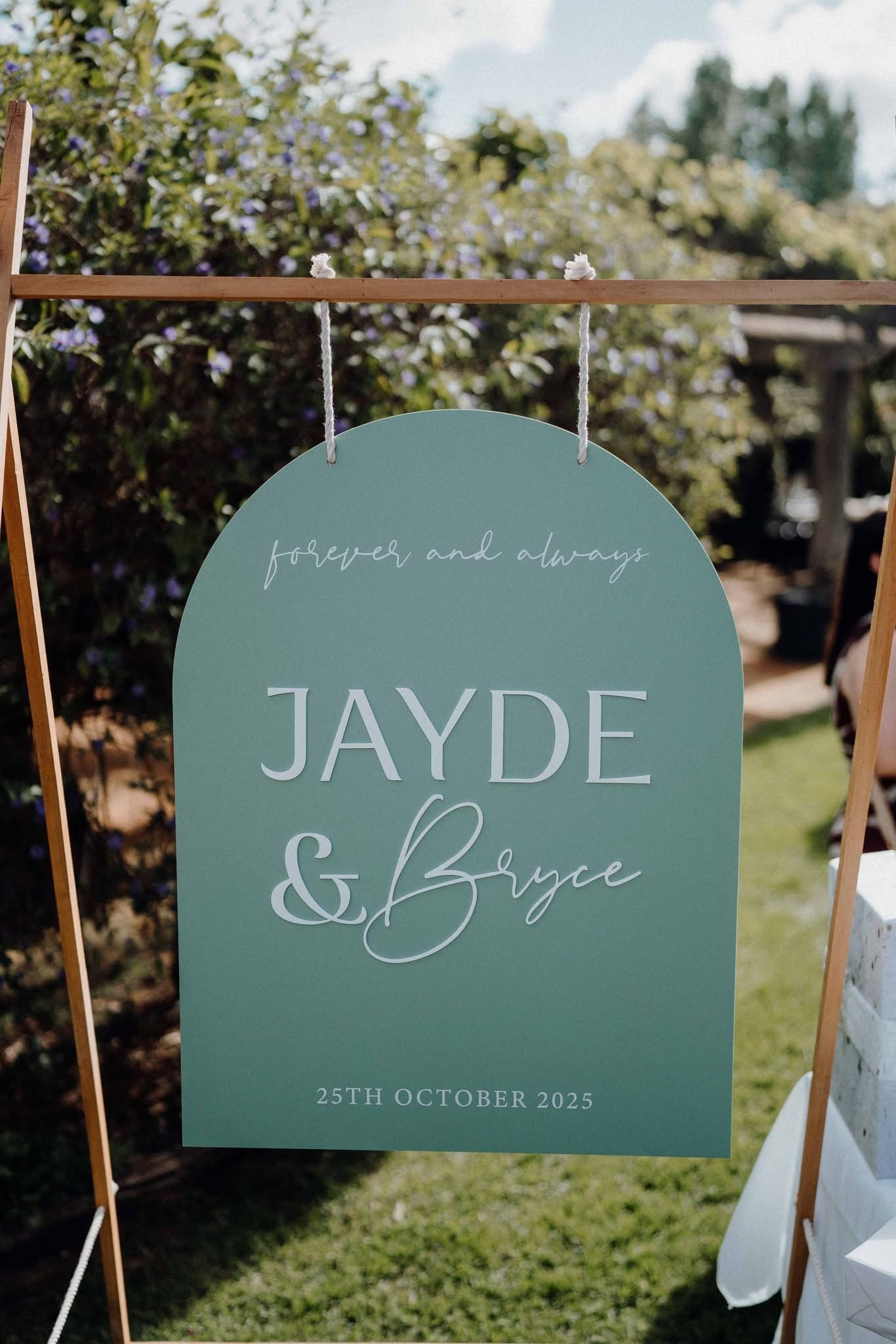 Arch Welcome Sign 3D Names