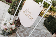 Arch Welcome Sign 3D Names