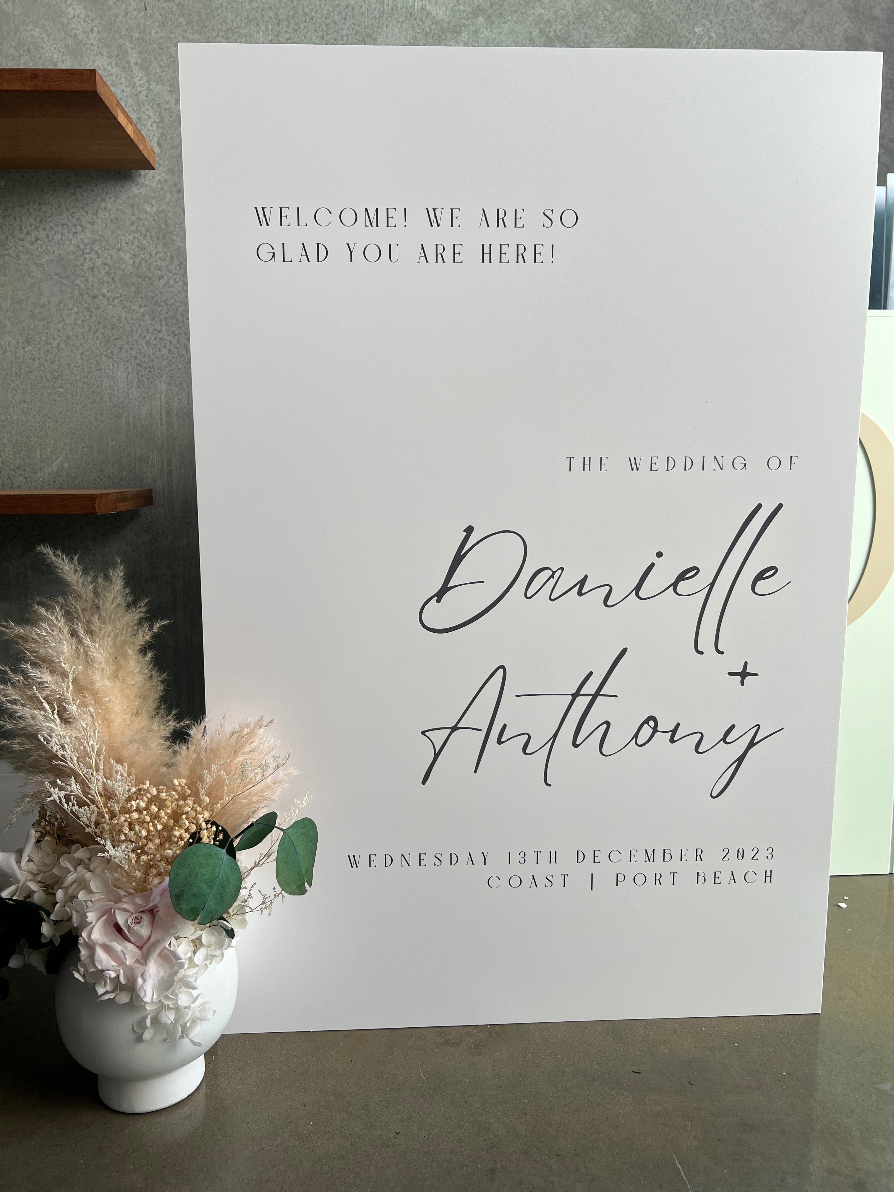 Welcome Pvc PVC Print Welcome signs – Two Daisies Creative