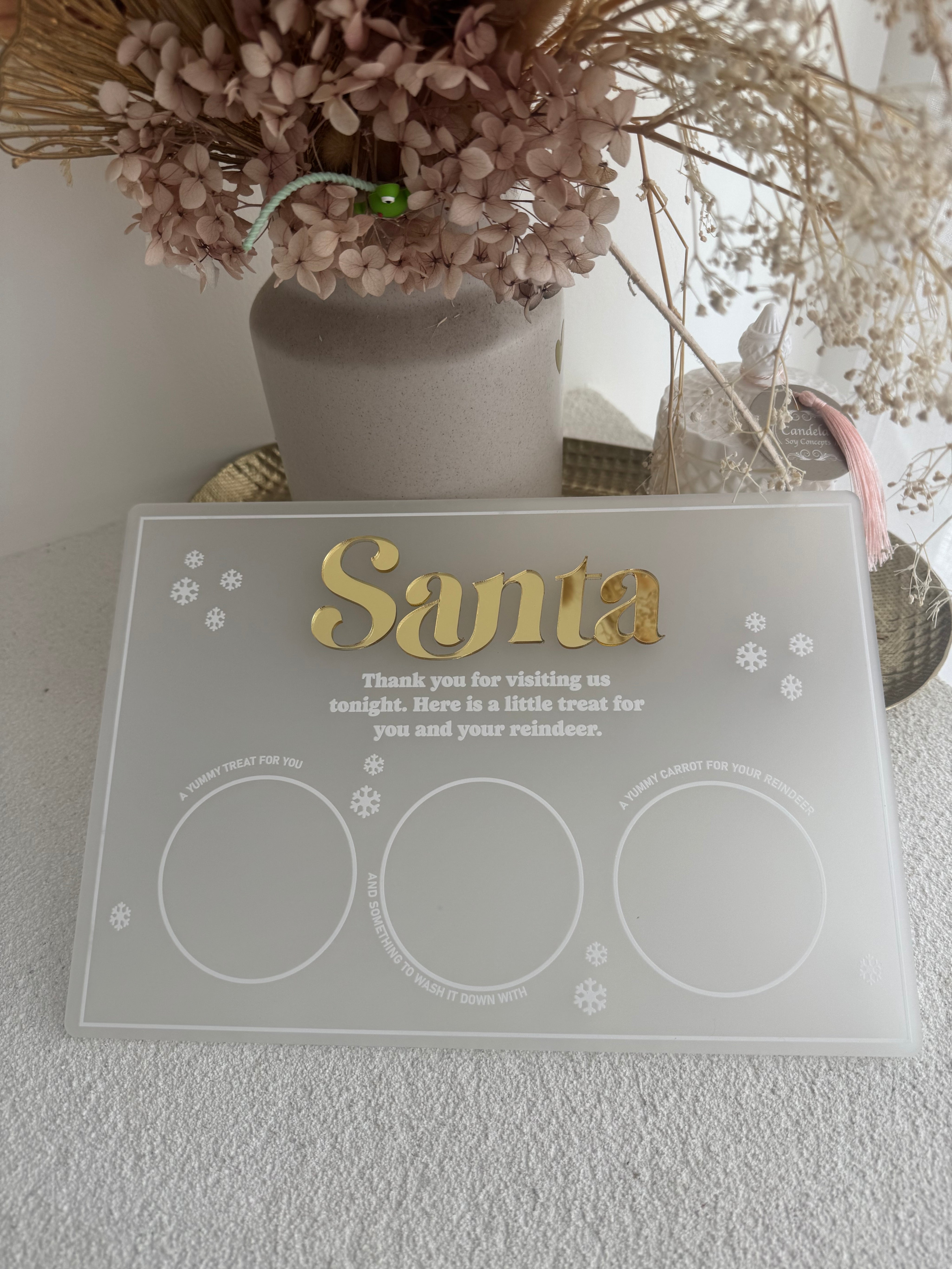 Acrylic Santa Tray - Gifts that give back