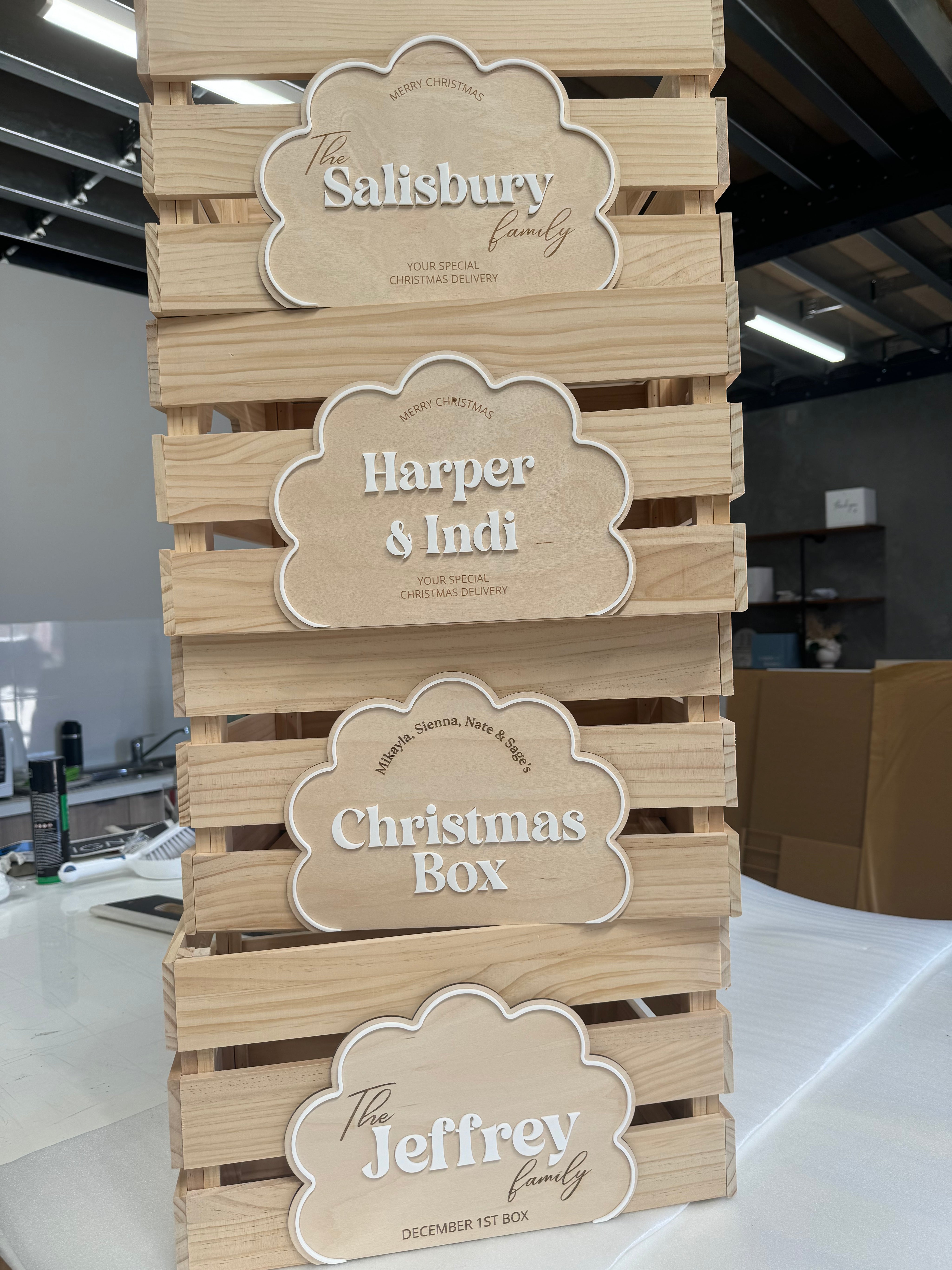 Christmas Box Plaque - Gifts that give back